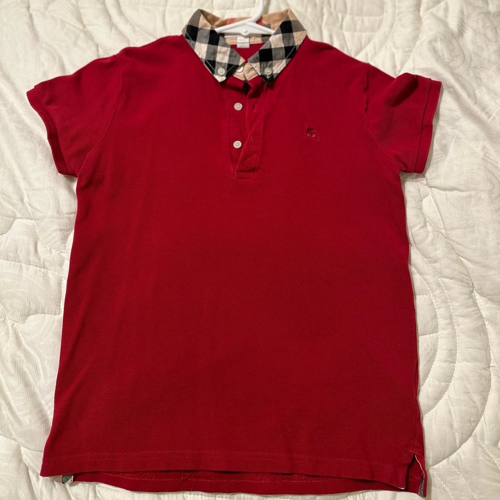 Boys Burberry polo